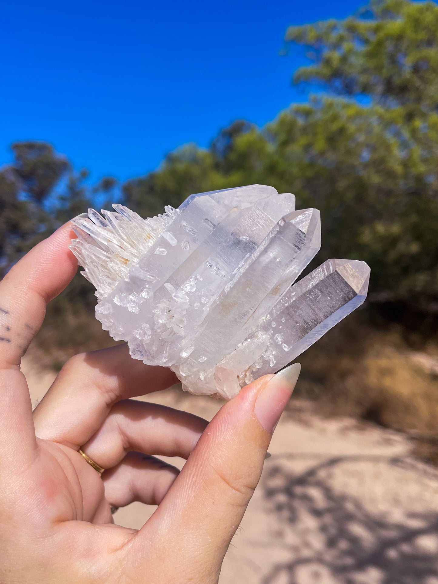 Madagascar raw Quartz cluster