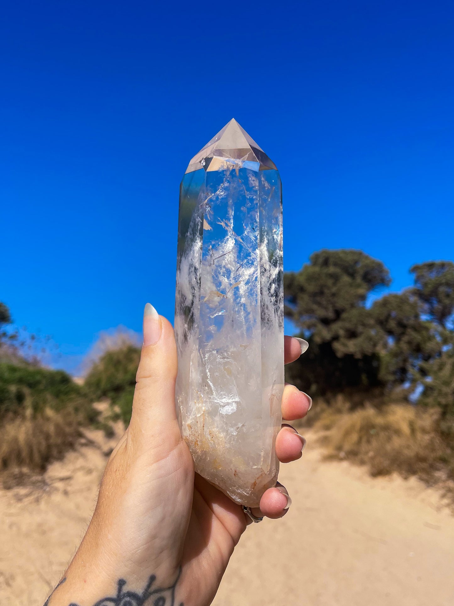 Clear Quartz chunky wands, high quality super clear