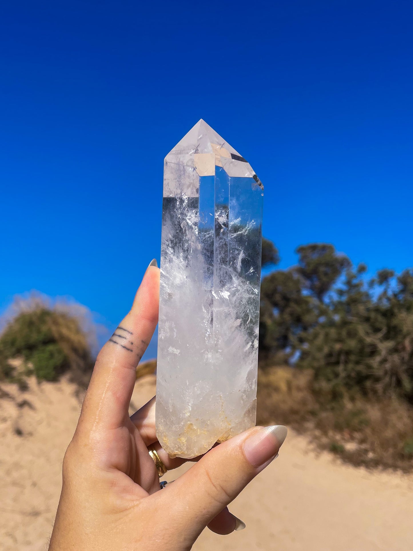 Clear Quartz chunky wands, high quality super clear