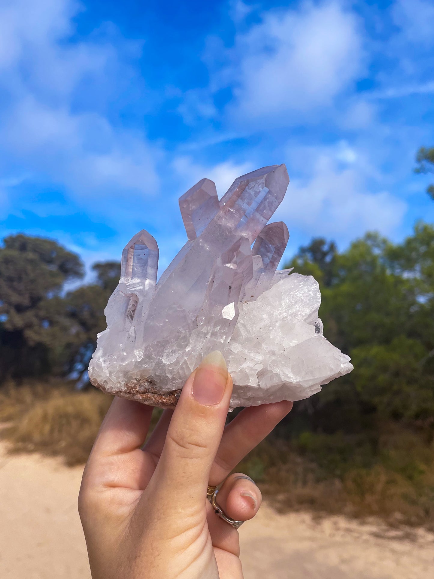 Madagascar raw Quartz cluster
