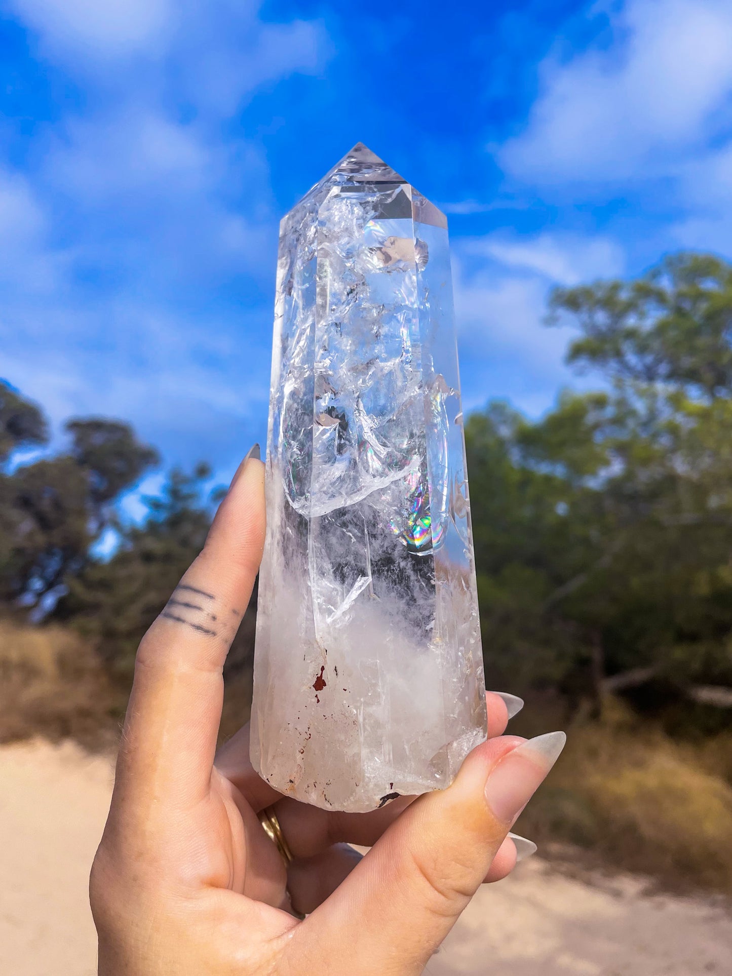 Clear Quartz chunky wands, high quality super clear