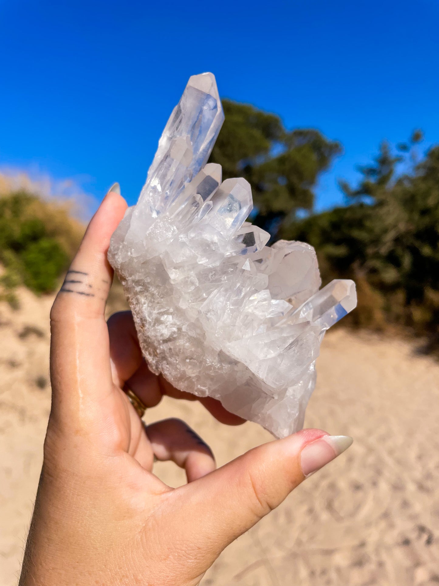 Madagascar raw Quartz cluster
