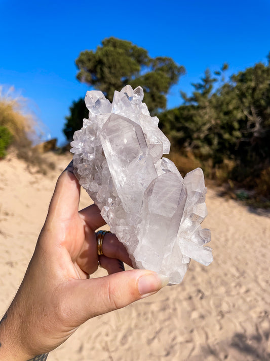 Madagascar raw Quartz cluster