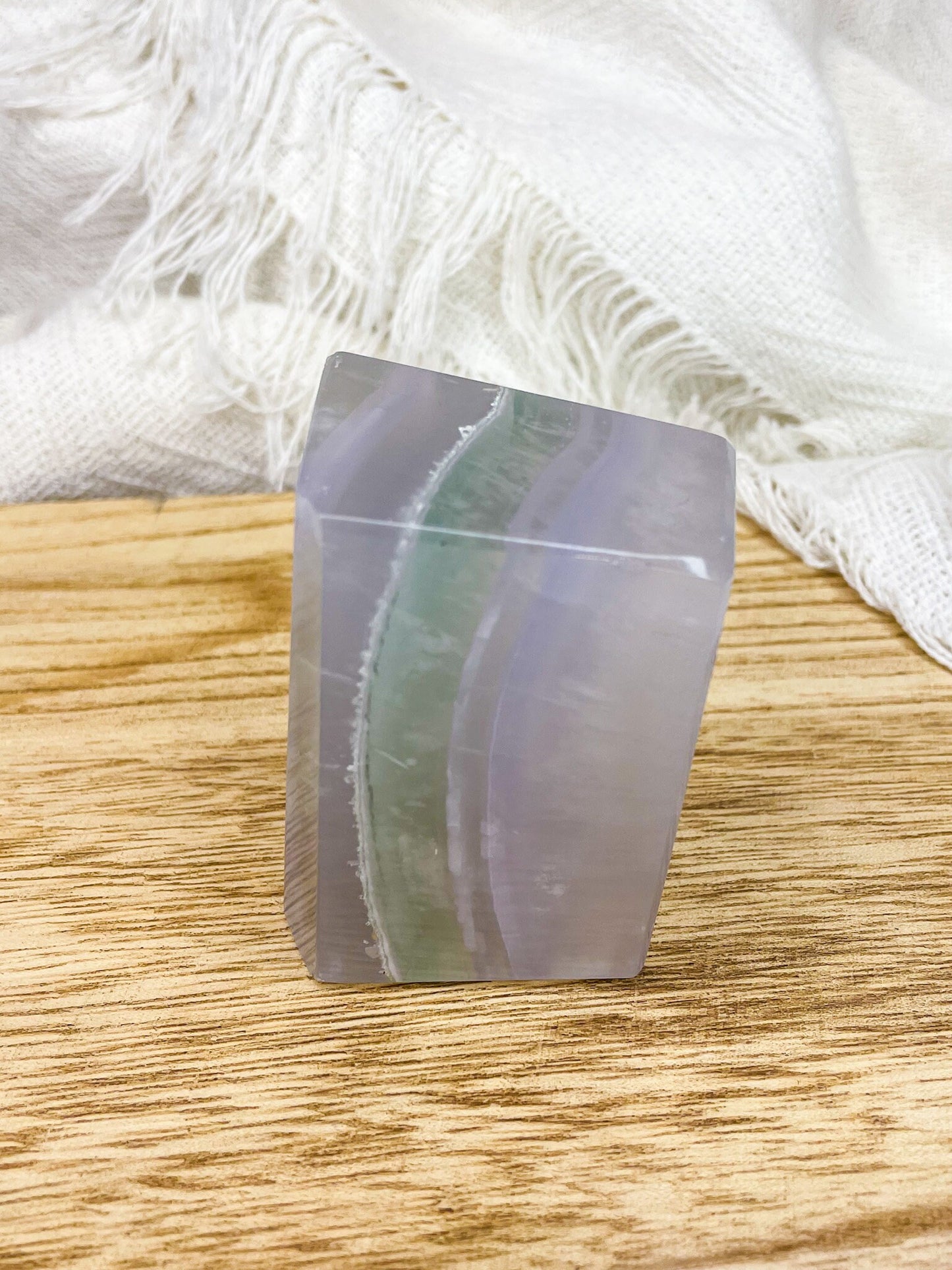 Lavender and Mint freeform Fluorite