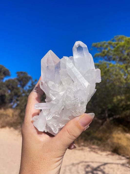 Madagascar raw Quartz cluster