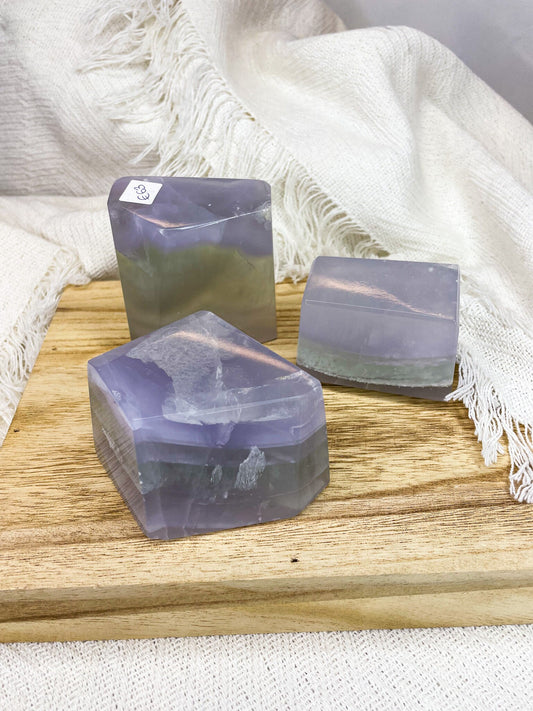 Lavender and Mint freeform Fluorite