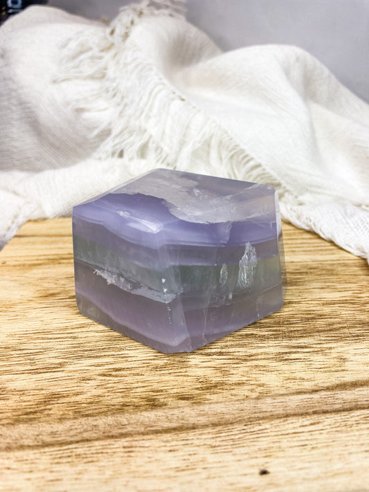 Lavender and Mint freeform Fluorite